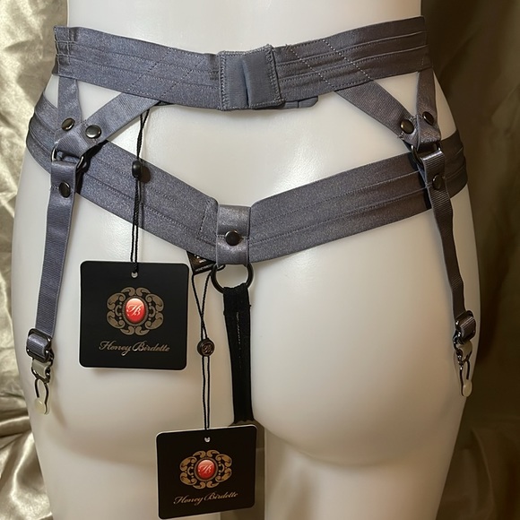 Honey Birdette Vintage Harnessed Grey 3 PC Set - Picture 8 of 11